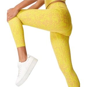 Sweaty Betty Patterned Snakeprint High Waist Leggings XS Compression Pilates